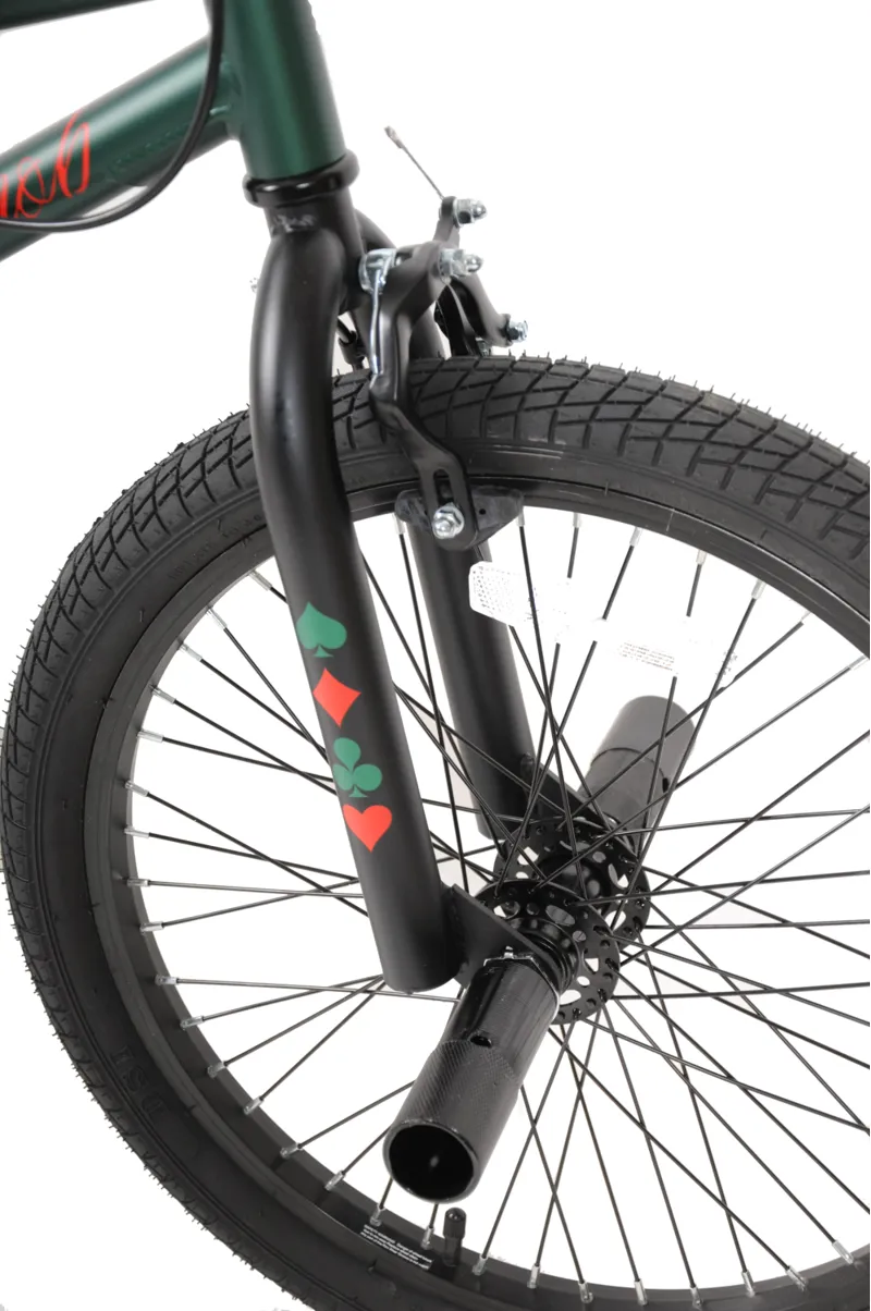 Snob Player BMX 20 Inch Wheel Kids Bike Green-4